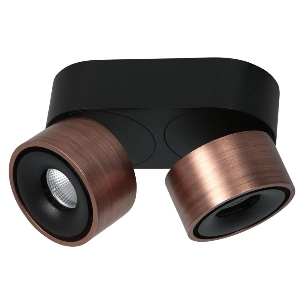 Schlanker Oberflächenmontierter Spot Fez Doppelte Bronze Steinhauer 8712746187250