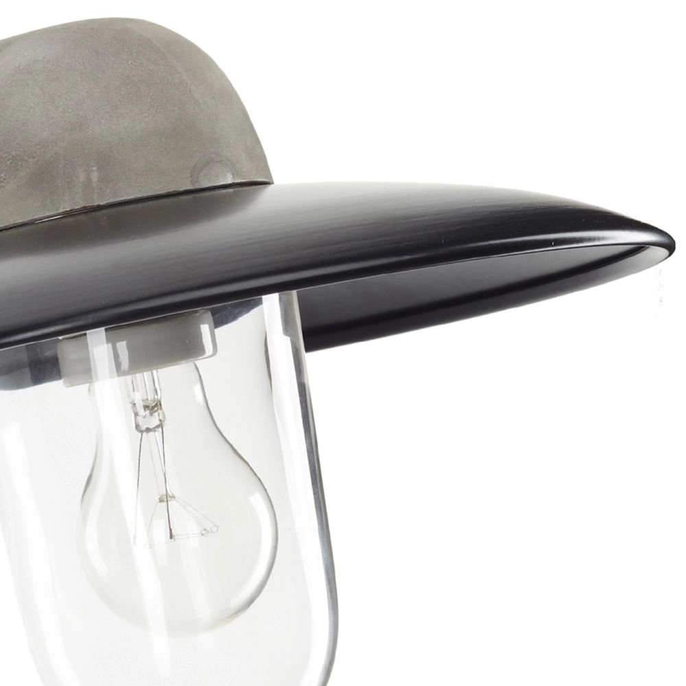 Industrie Außenlampe Fabrique Metallic-Grau mit Schwarz KS 8714732119641