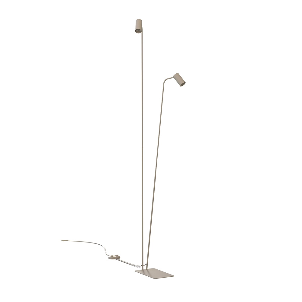 Stehlampe Mono Sandbraun