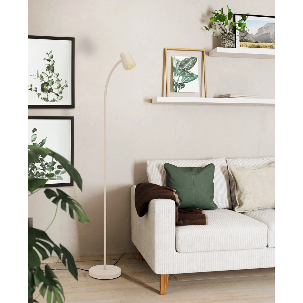 Stehlampe Carlo sandbraun Eglo 9008606360802