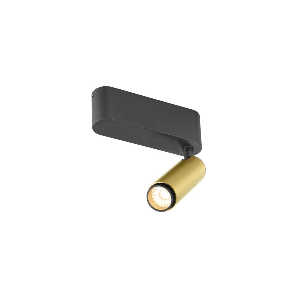 Aufputz-Spot Grip! S Gold mit Schwarz 2700K SLV 4024163304948