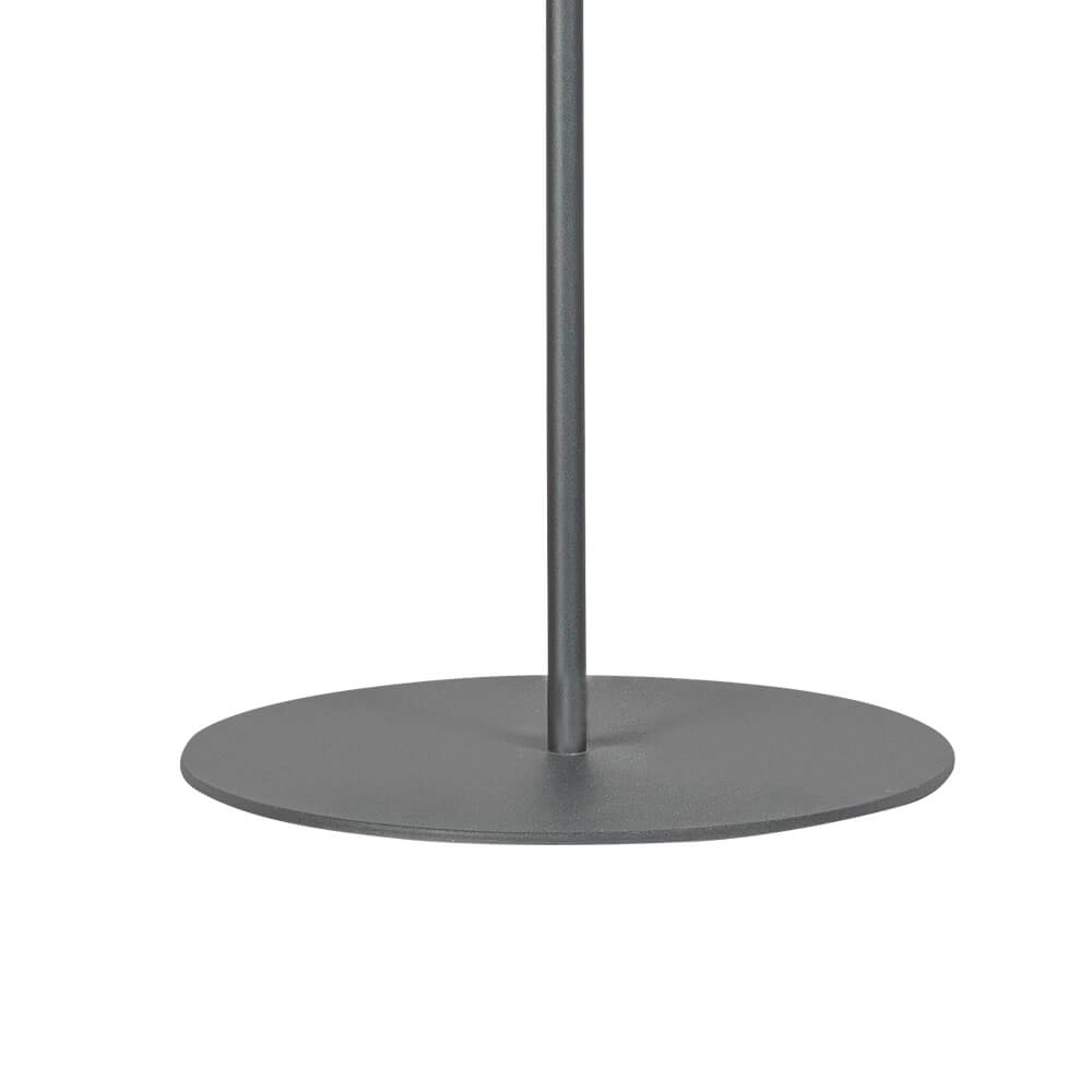 Stehleuchte aus Glas Sledge Glass 2-flammig schwarz mit Rauchglas ETH 8720195302872