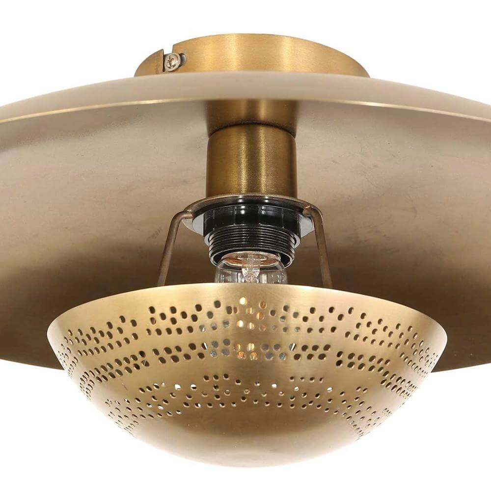 Runde Deckenleuchte Brass Bronze Steinhauer 8712746171662