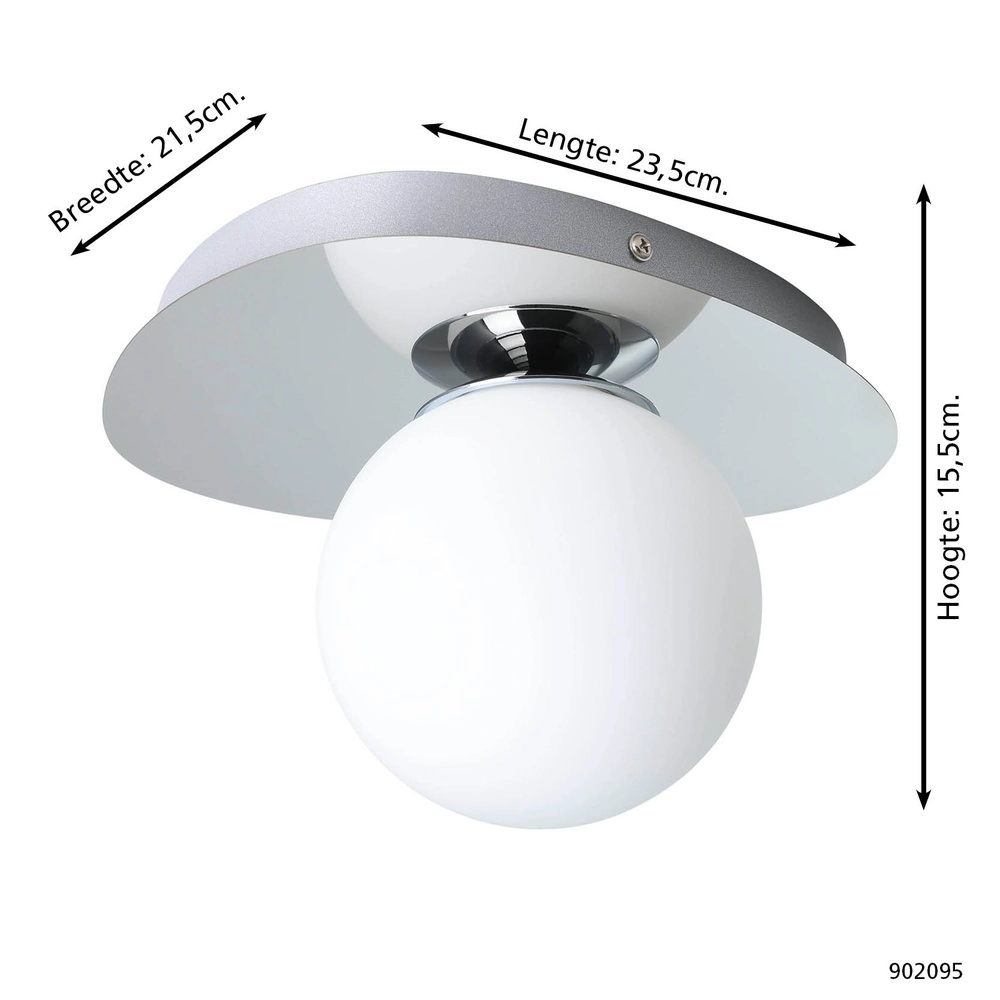 Deckenlampe Castrovido Nur Chrom Eglo 9008606360727