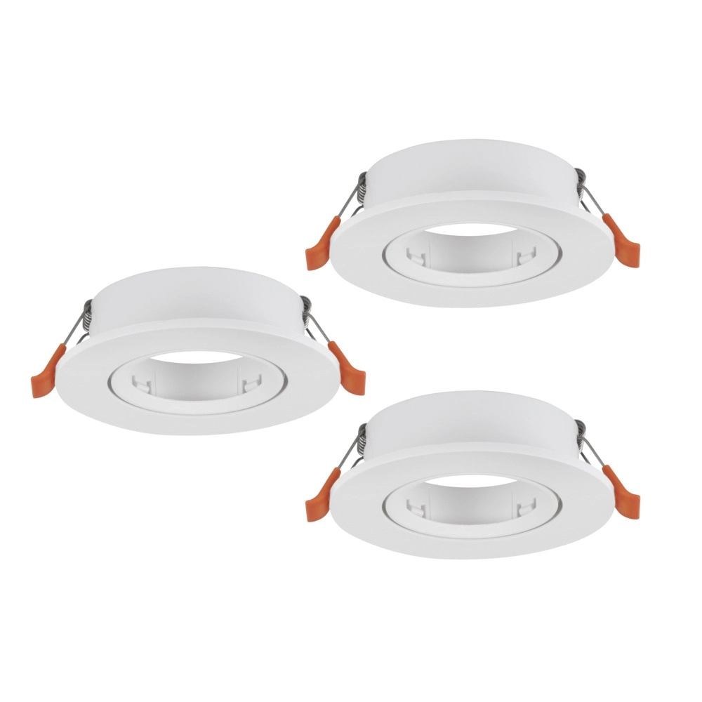 Set mit 3 Einbaustrahlern Barranco weiß Ø 9cm