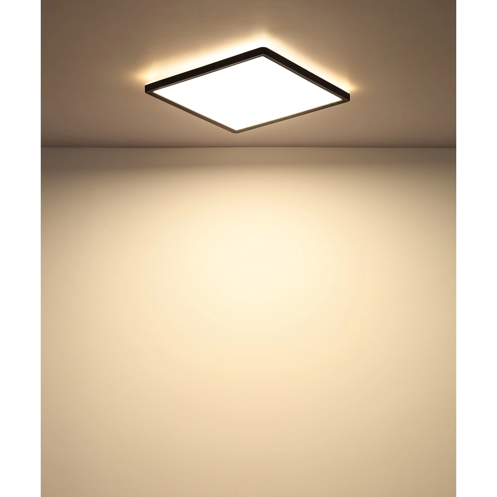 Deckenlicht Sapana Quadrat 29,4 cm Schwarz Globo 9007371414390