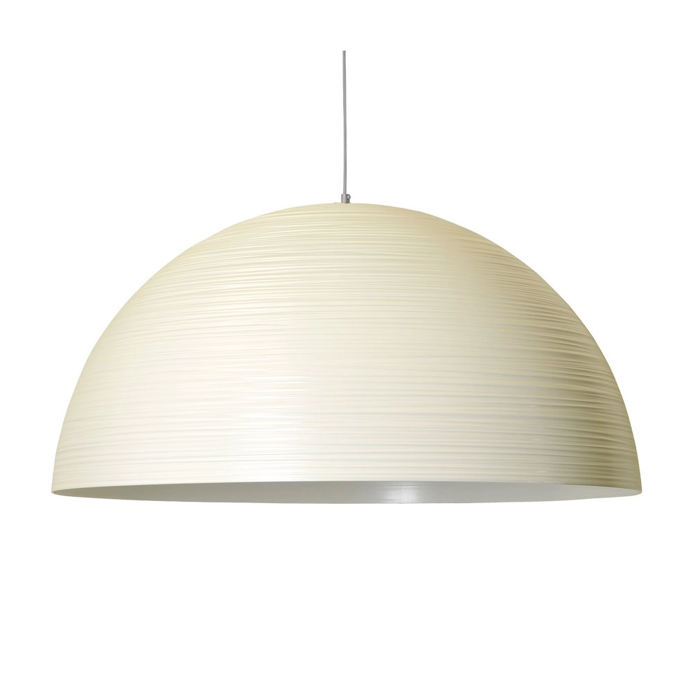 Weiße Design-Pendelleuchte Concepto 72