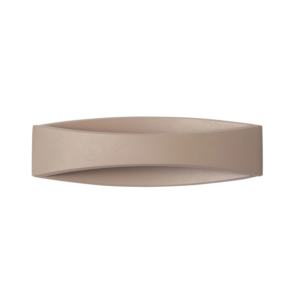 Schlanke Wandleuchte Medusa 25cm sandbraun Highlight 8718379050695