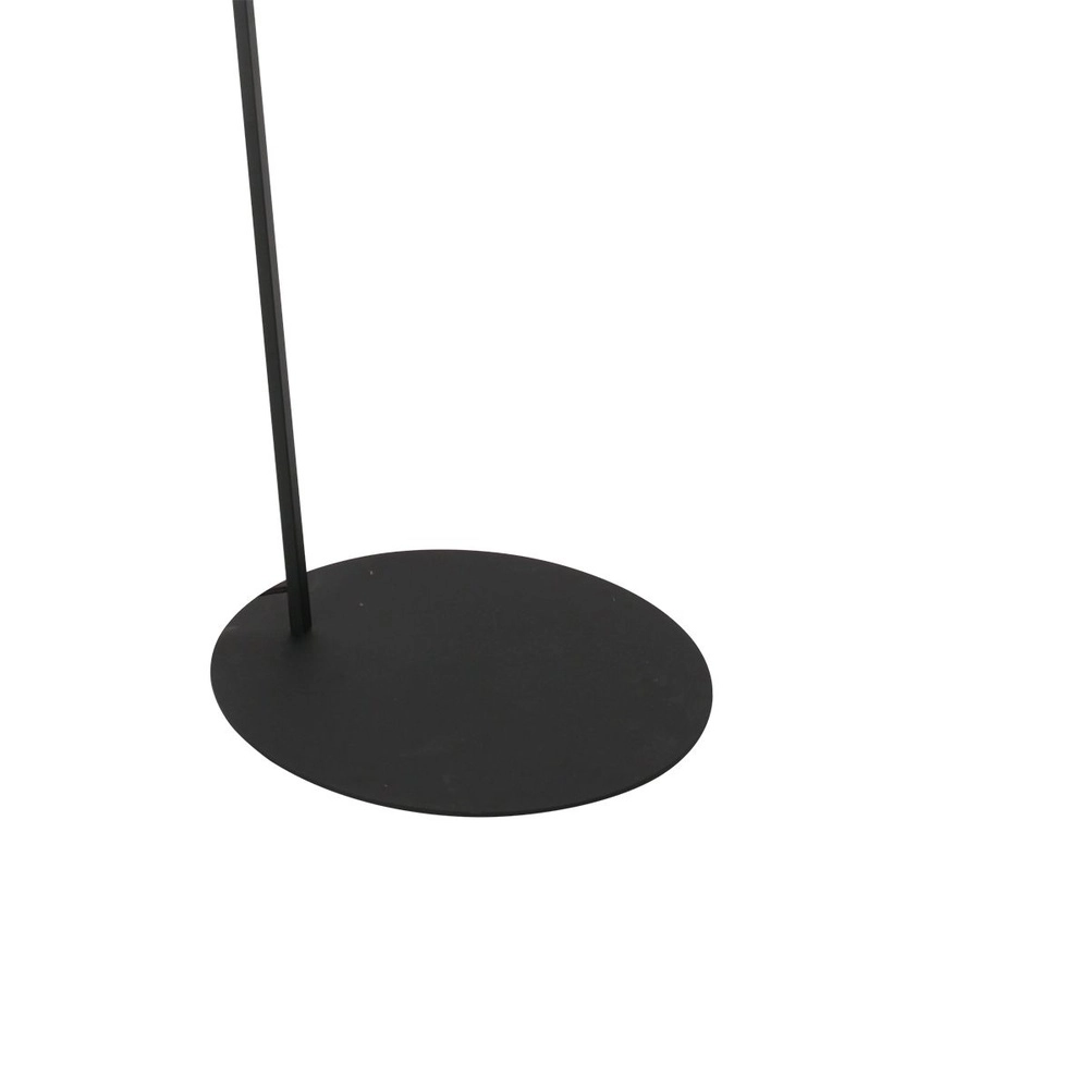 Bogenlampe ZigZag mit schwarzer und Rattankapuze Steinhauer 8712746183047