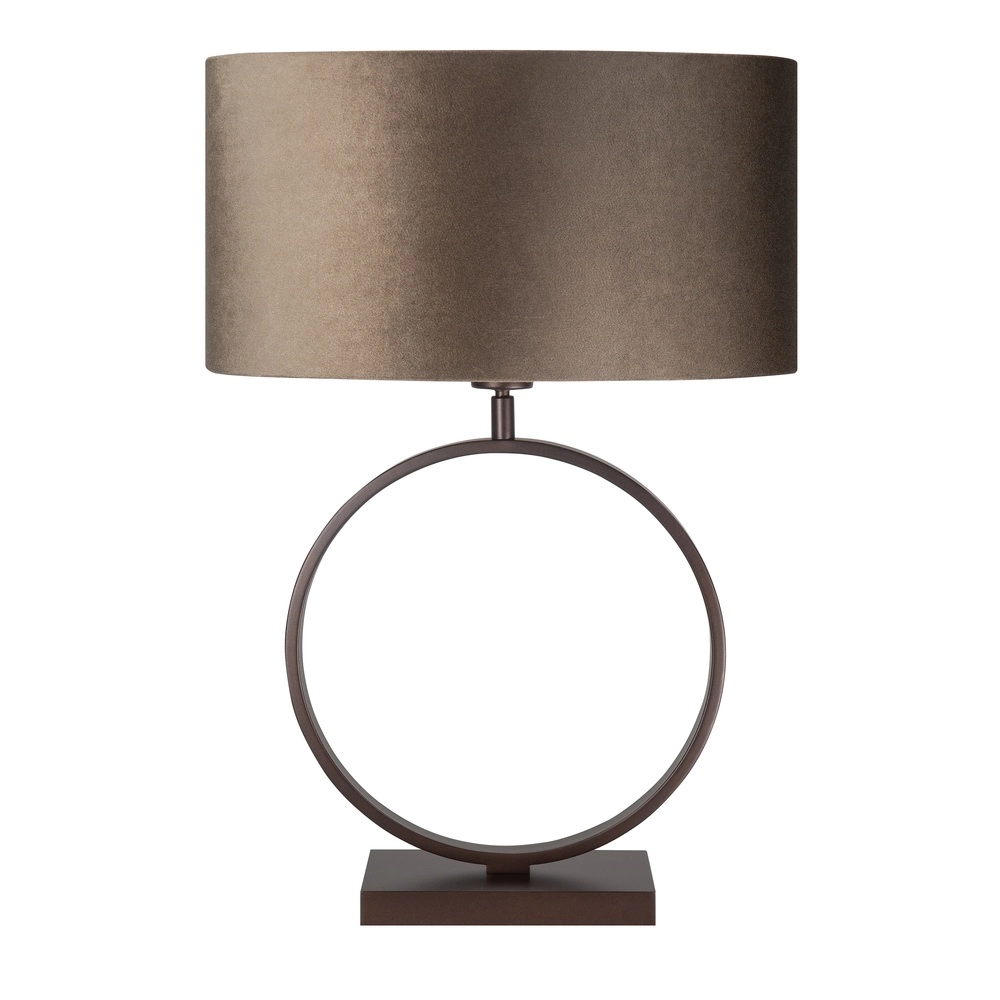 Tischlampe Siena Schokolade 48cm