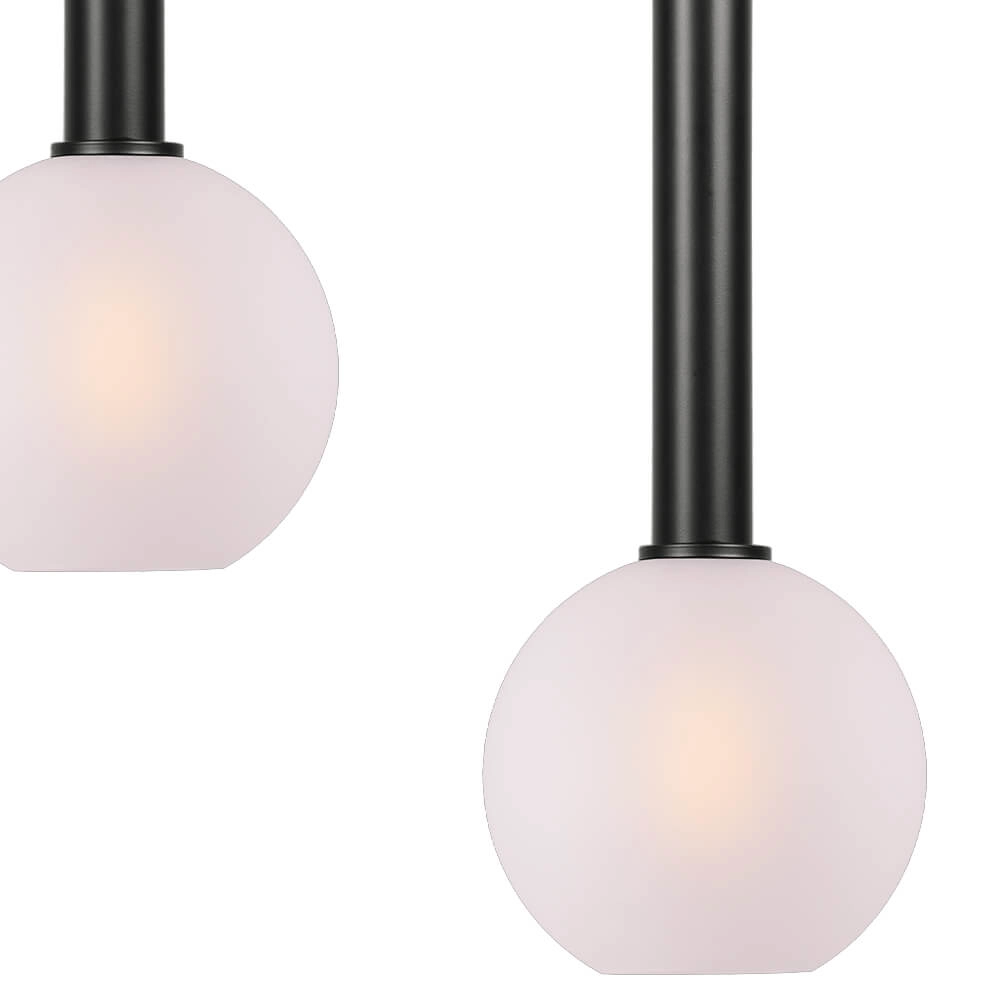 Hängelampe mit 5 Leuchten Bella 2 mit weißem Glas Masterlight 8718121344430
