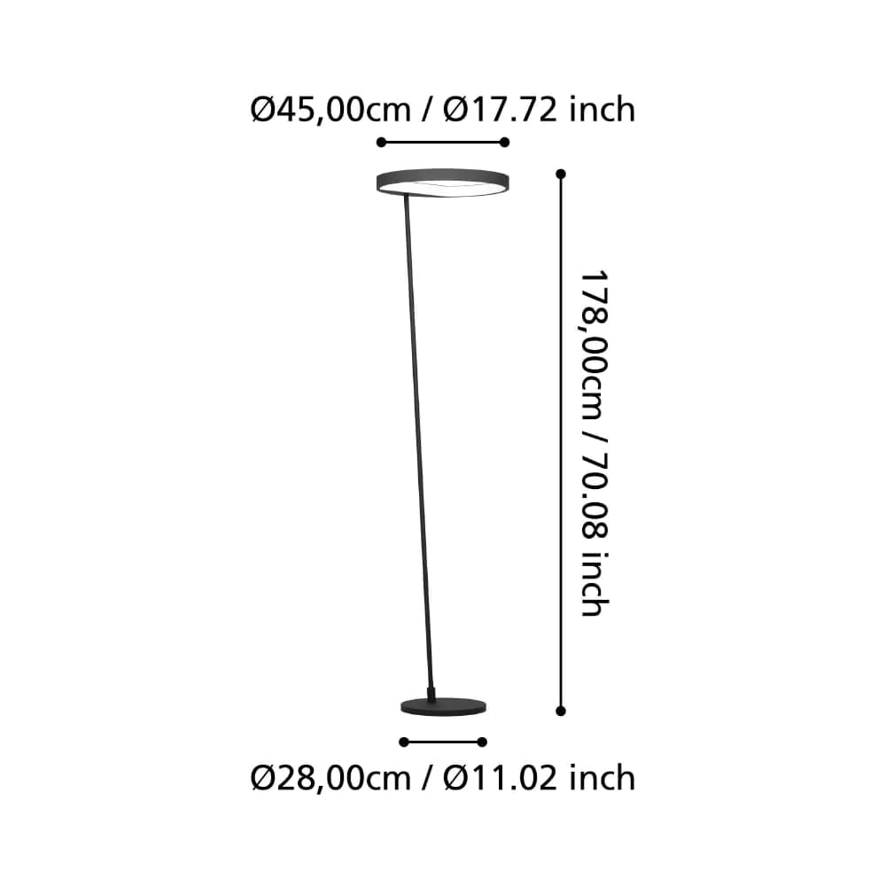 Moderne LED-Leselampe Caredara Stars of Light 9008606241224
