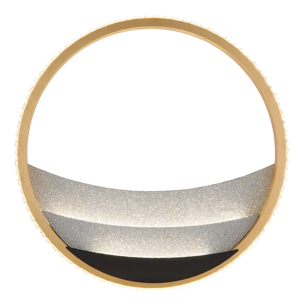 Einzigartige Deckenlampe Constance schwarz mit goldener Ø 29,5 cm Globo 9007371569847