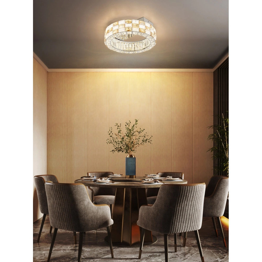 Deckenlampe Lidia Ø 40cm Chrom Globo 9007371580095