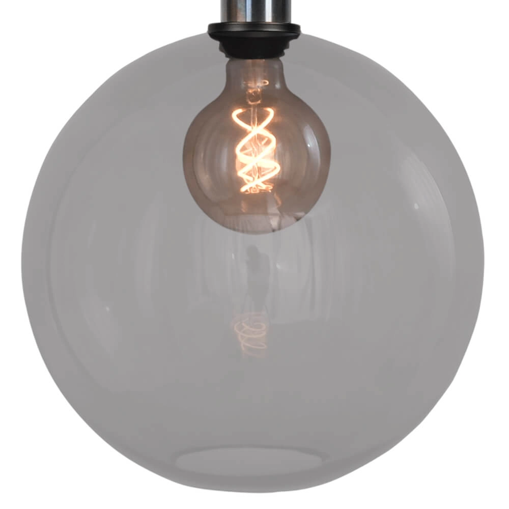 Hängelampe Ø 30cm Bella 2 Gesprenkeltes Öl mit Rauchglas Masterlight 8718121334226