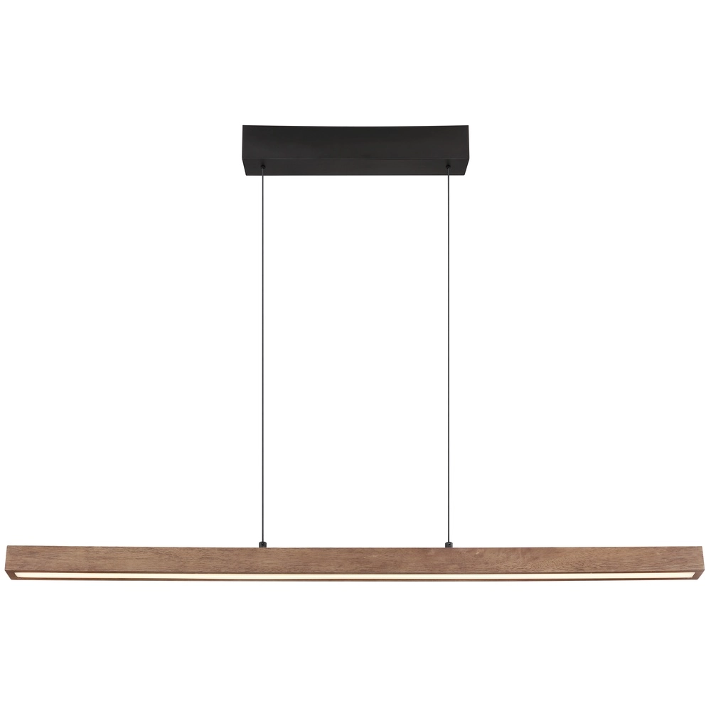 Elegante Pendellampe Olivus Holz 115 cm Globo 9007371455683