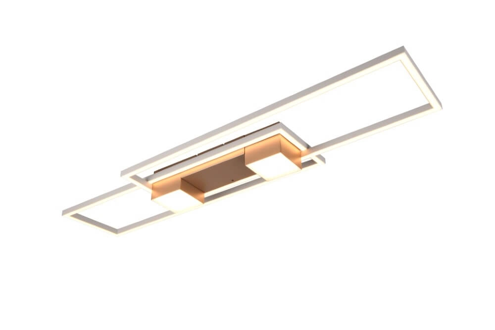 LED-Deckenleuchte 100x28 Albany rotes Kupfer Trio 4017807610307