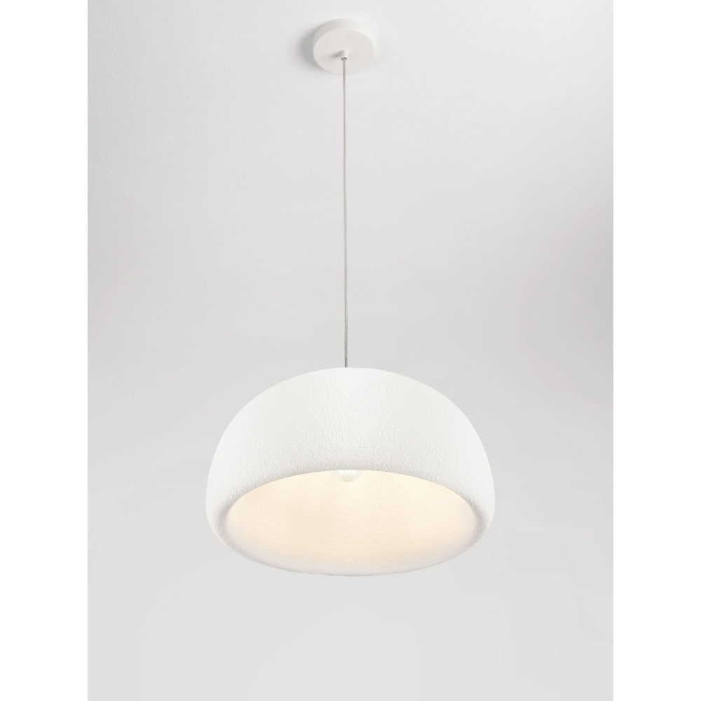 Moderne Pendellampe Davo weiße Ø 43 cm Lyora 5212017495686