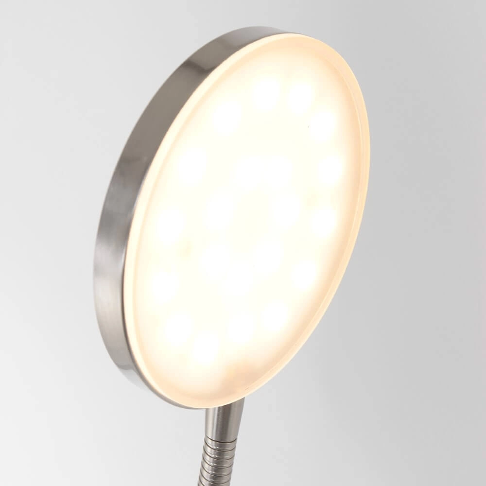 Flexible LED-Leselampe Platu Edelstahl Steinhauer 8712746151503