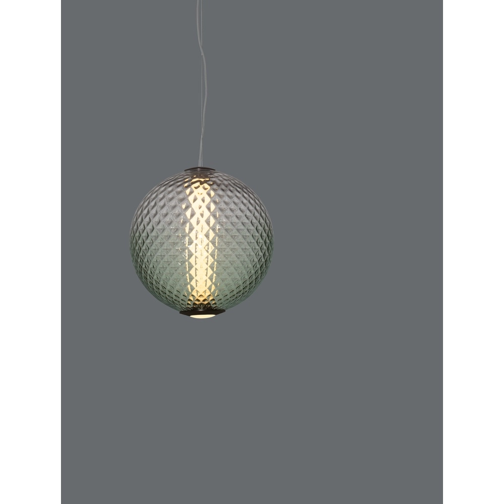 Pendelleuchte Aora Konvexes grünes Glas Lyora 5212017483829