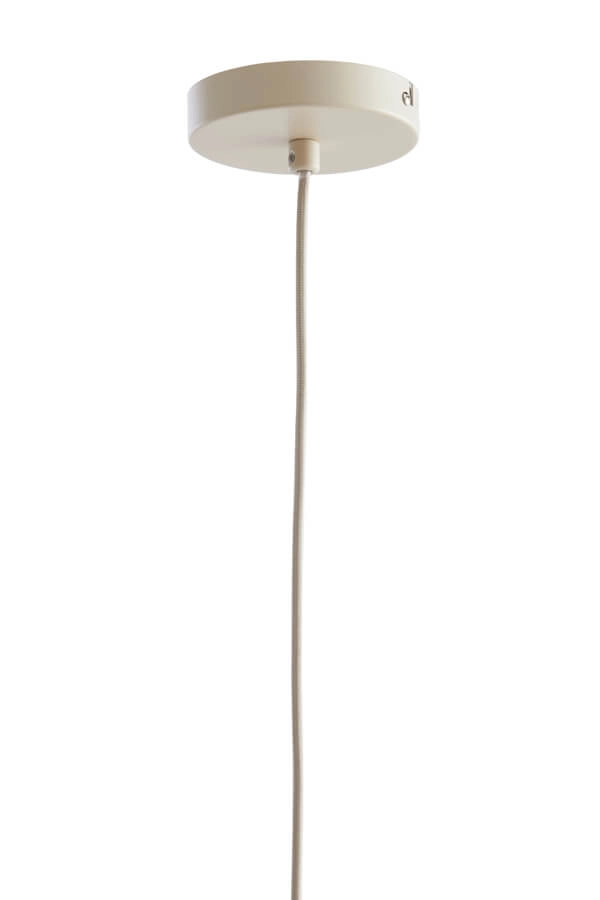 Cremefarbene Pendelleuchte Elati Ø 29cm japandi Light & Living 8717807702717