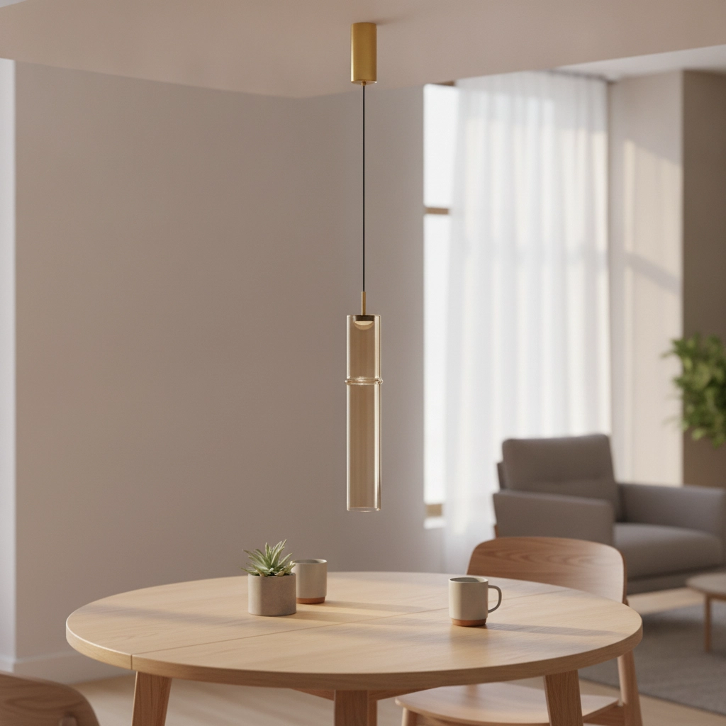Einzigartige Pendelleuchte Sano 1-helles Gold