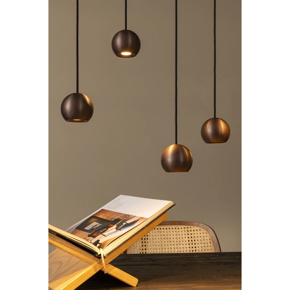Design-Pendellampe Montana 13-hell Kaffeebraun Premium by Lucide 5411212680150