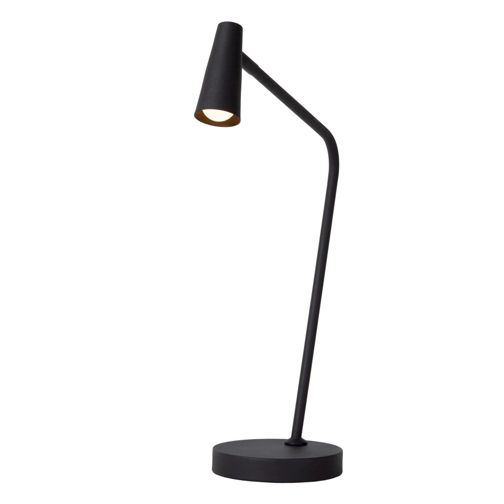 Wiederaufladbare Tischlampe Stirling Schwarz Lucide 5411212361240