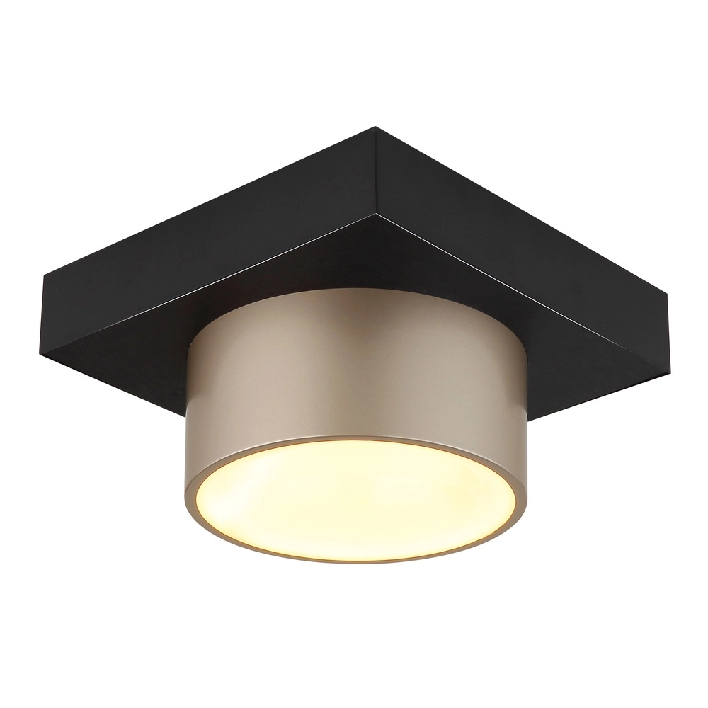 Deckenlampe Raymond schwarz mit Champagner
