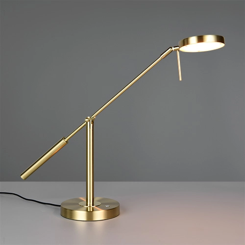Schreibtischlampe Monza Messing Trio 4017807693294