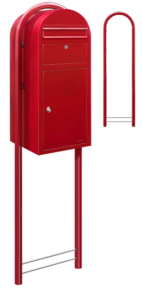 Briefkasten Cargo 3001 Hellrot Bobi 6417237042019