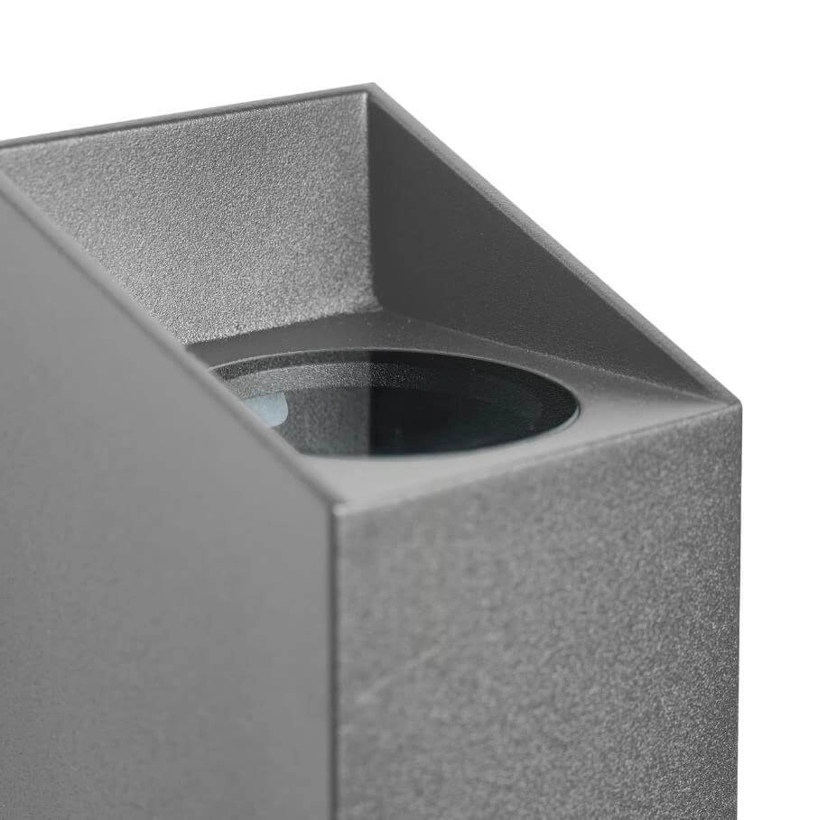 Anthrazitfarbene Außenlampe Nico Square Nordlux 5704924010941