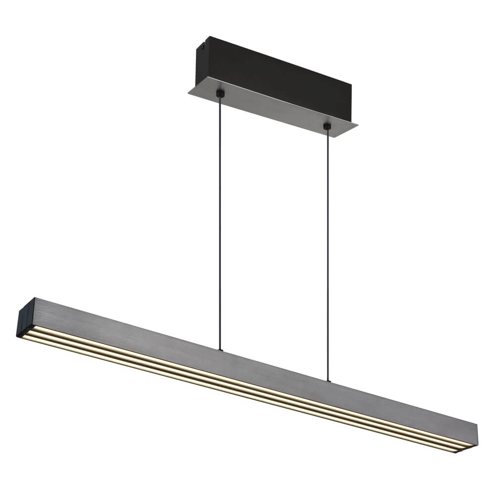 Design-Pendelleuchte Ethan 150cm grau