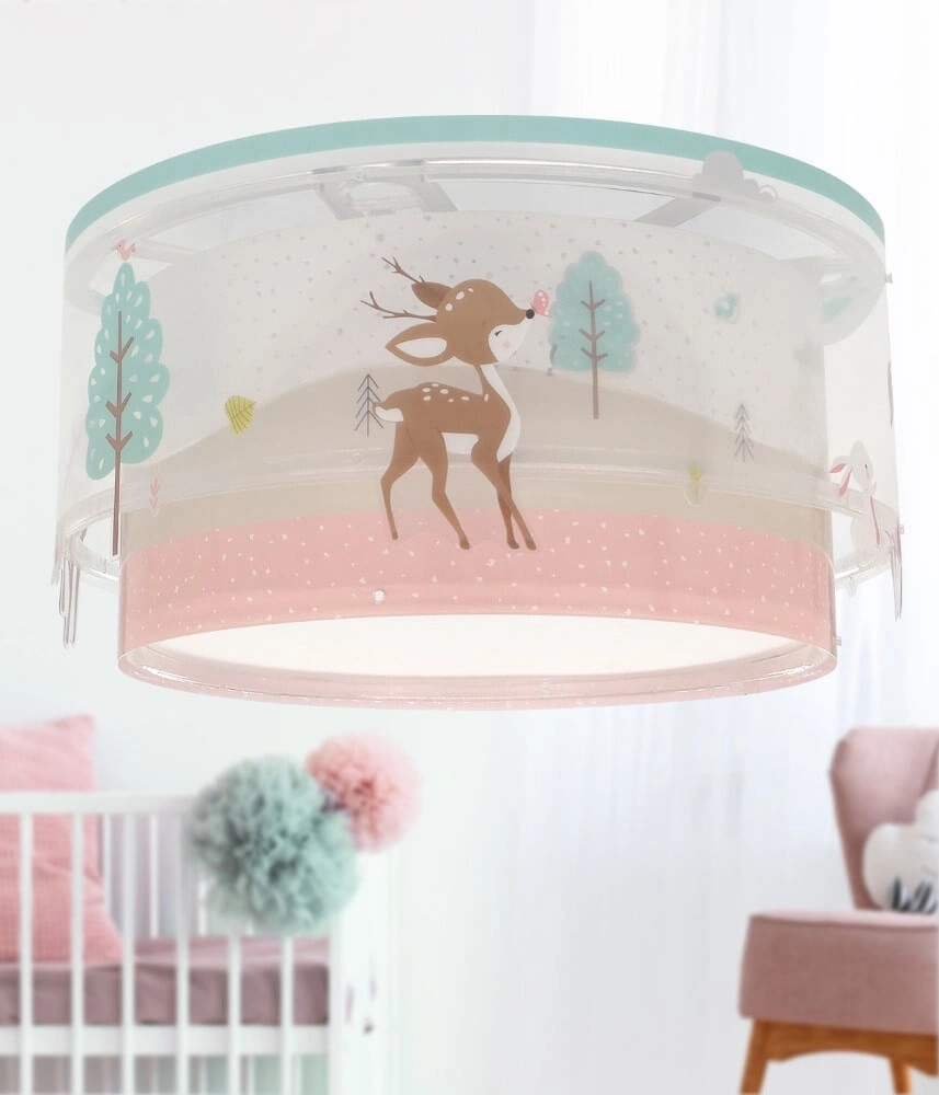 Deckenleuchte für das Kinderzimmer Loving Deer Rosa Dalber 8420406003252