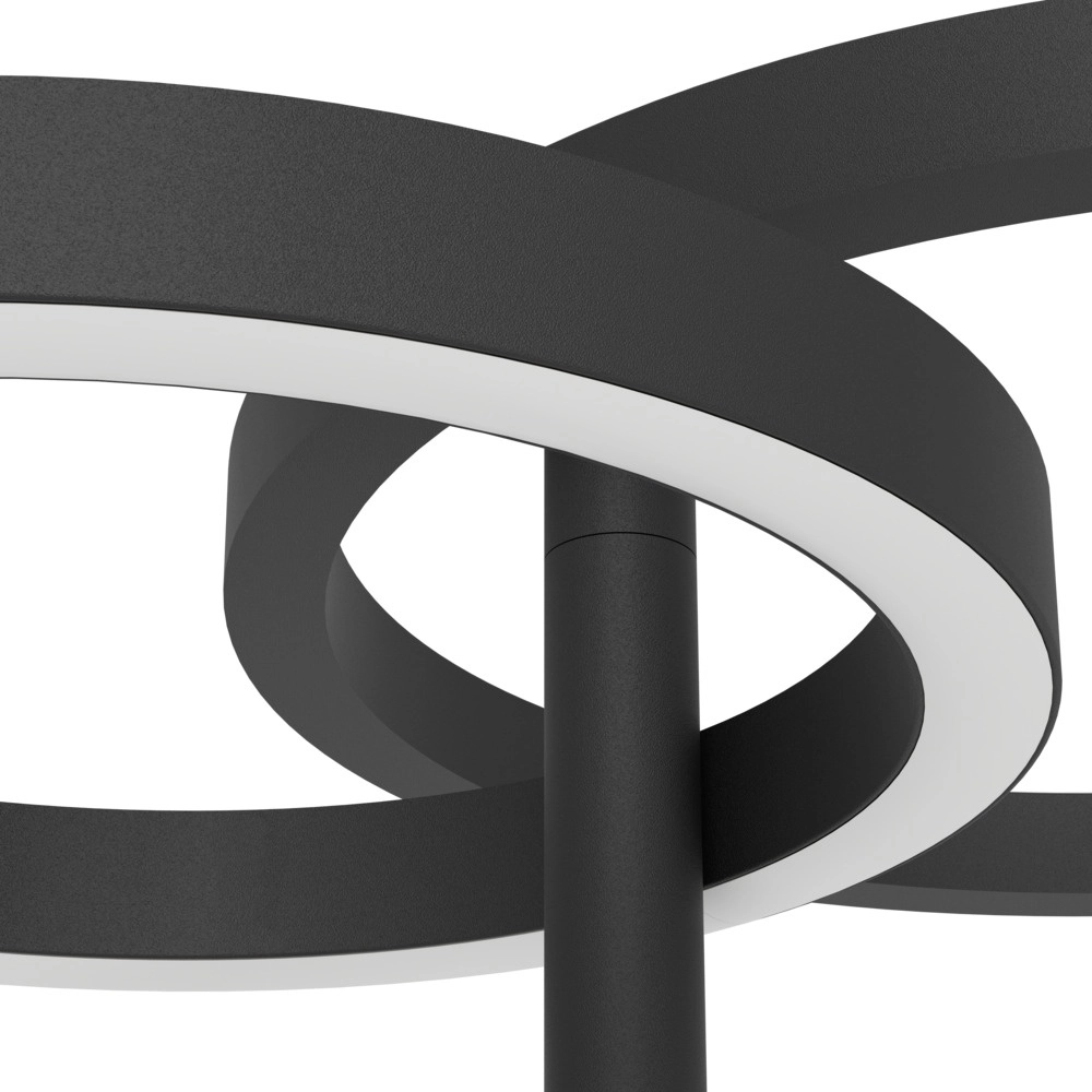 Design-Stehleuchte Castelpoto 1 schwarz Eglo 9008606357314