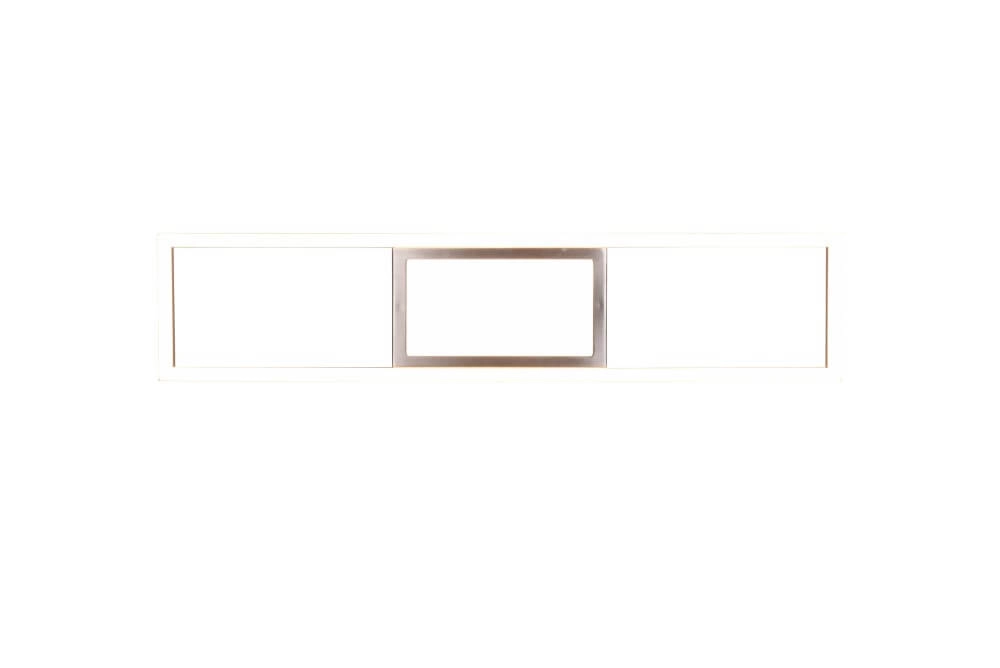 Edelstahl-LED-Deckenlampe Rigido Trio 4017807538830