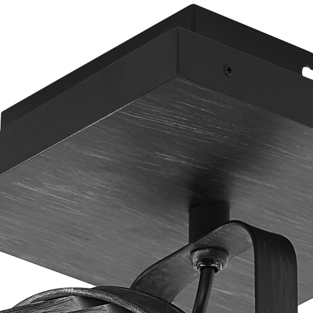 Antikgrauer Aufbaustrahler Turrock Eglo 9002759434441