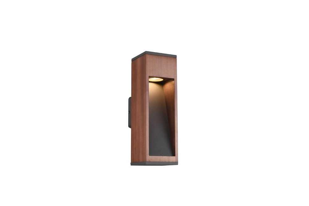 Außenlampe Canning Teakholz Trio 4017807492798