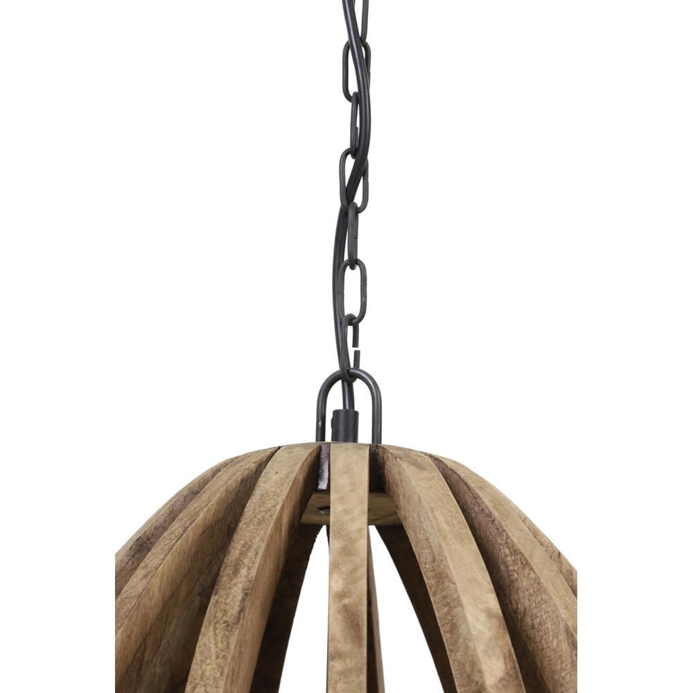 Holz-Pendellampe Haranka Ø 38 cm Light & Living 8717807293314