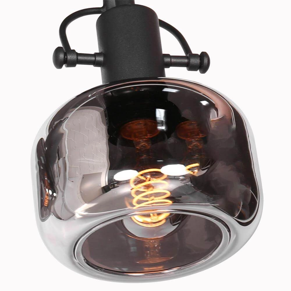 Doppelwandleuchte Glaslic Rauchglas Steinhauer 8712746174076