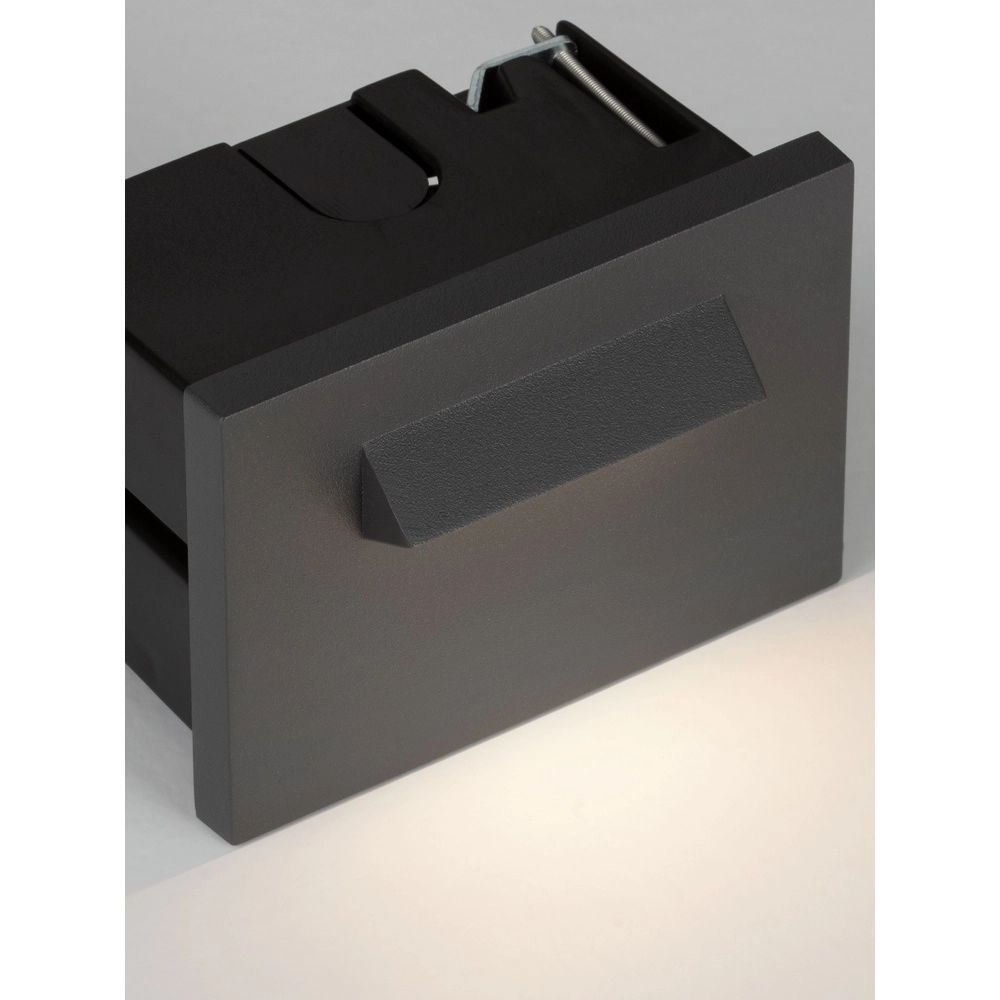 Einbaulicht Recto für die Wand Dunkelgrau Lyora 5212063504950