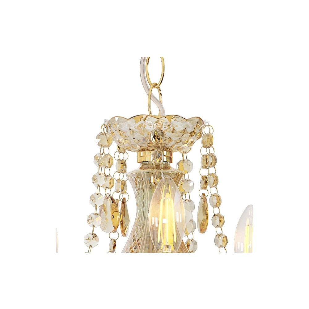 Kronleuchter Marie Ø 48 cm Gold Globo 4048194072768
