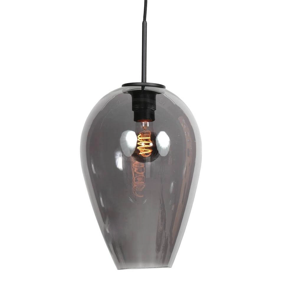 Pendelleuchte HaloSwap mit 1 Rauchglas Ø 22,5cm Steinhauer 8712746179705