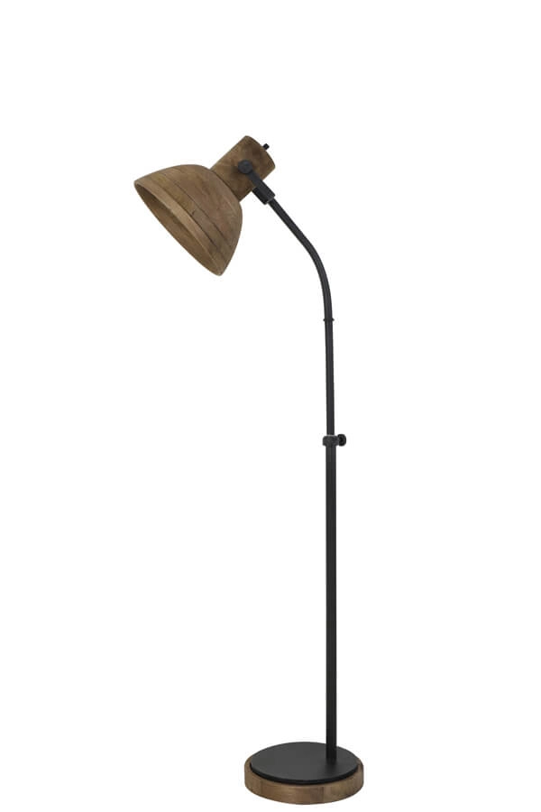 Country Leselampe Imbert Holz mit Schwarz Light & Living 8717807293260