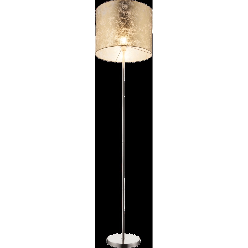 Stehlampe Amy Nickel mit goldener Kappe Globo 9007371312481