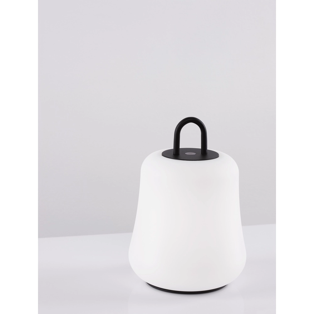 Tischlampe Jigra Wiederaufladbares Anthrazit mit Weiß Lyora 5212017434883