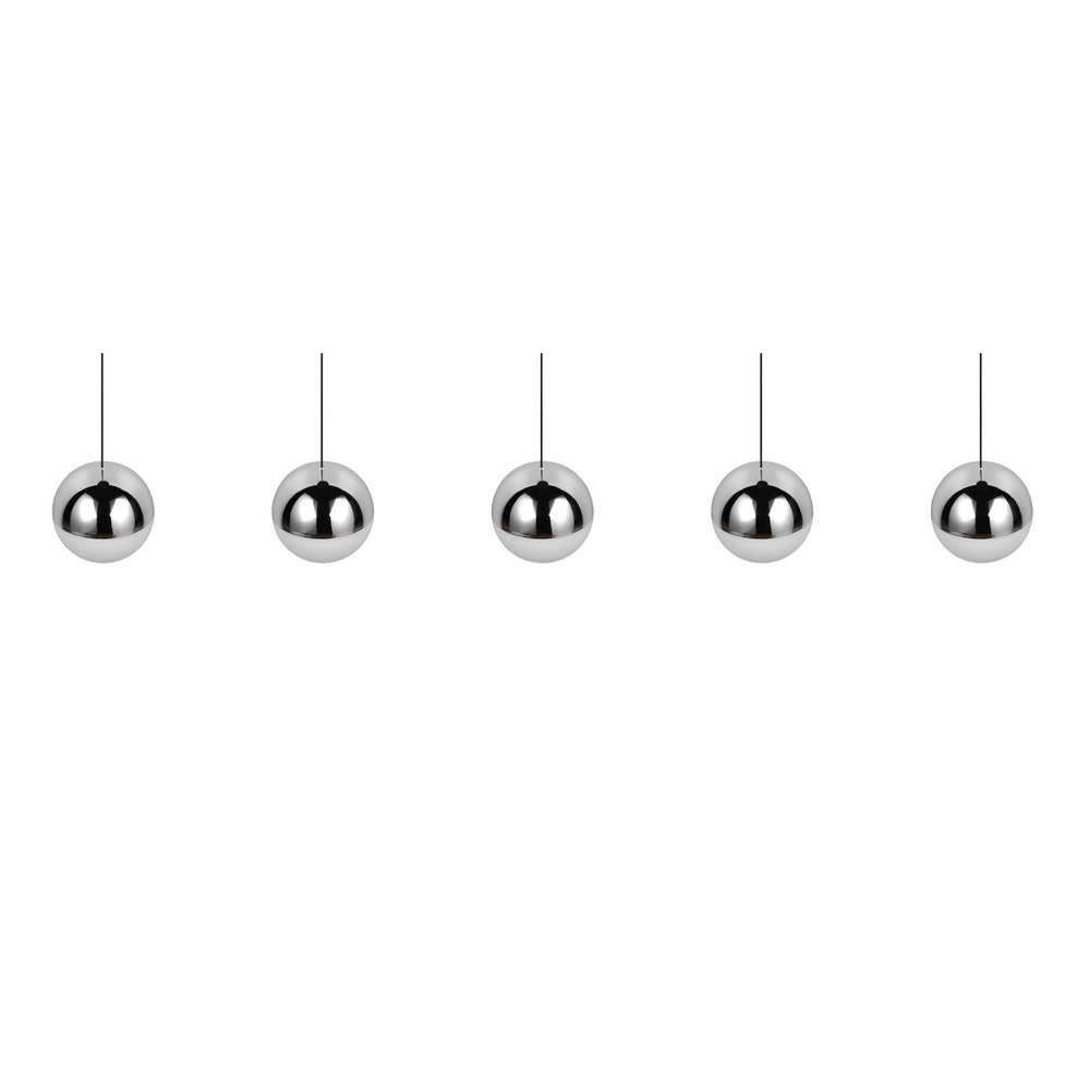 5-Licht Pendellampe Senta Chrom Trio 4017807685855