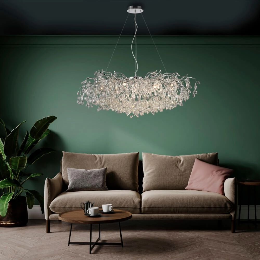 Kronleuchter Ricicle 120 cm Chrom Paul Neuhaus 4012248382080