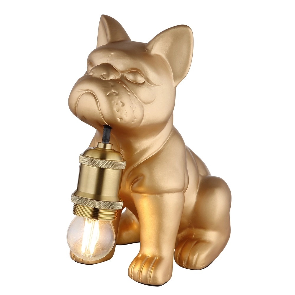 Tischlampe Dogo Hundegold