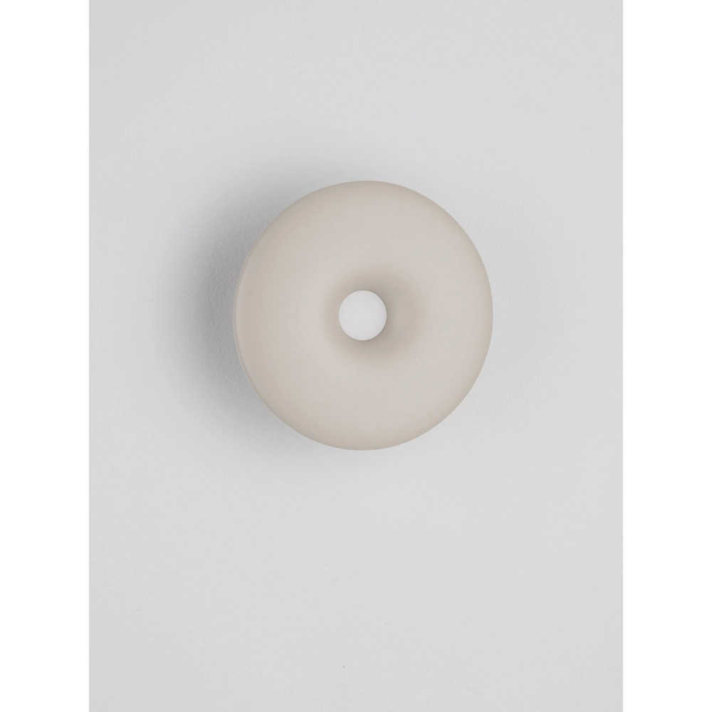 Einzigartige Wandlampe Splash Rundsandbraun Lyora 5212017497222